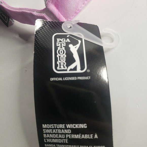 New PGA Tour Golf Ladies Tie-Dye Visor Pink New With Tags Moisture Wicki… - Picture 3 of 4